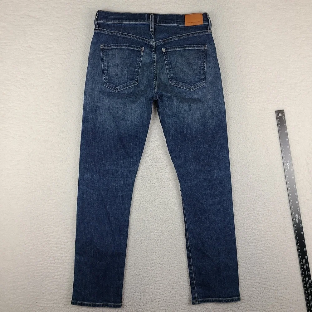 Citizens Of Humanity Jeans Women 25 Blue Emerson Button Fly Slim Boyfriend Denim